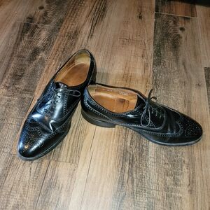 Vintage Size 9.5 Men's Classic Florsheim Wingtip Dress Shoes